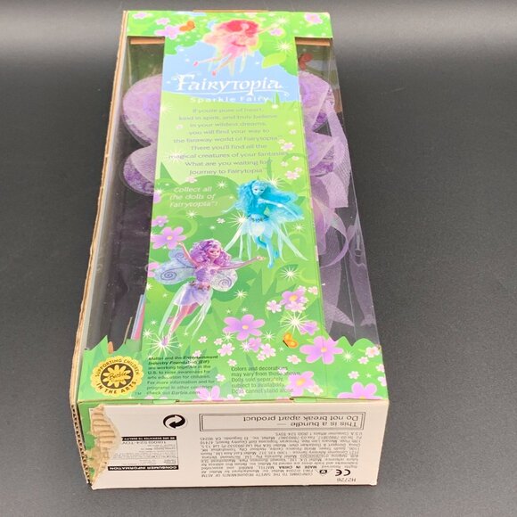 Barbie 2003 Fairytopia Purple Sparkle Fairy Mattel 3+ H2726 NRFB - Picture 11 of 14